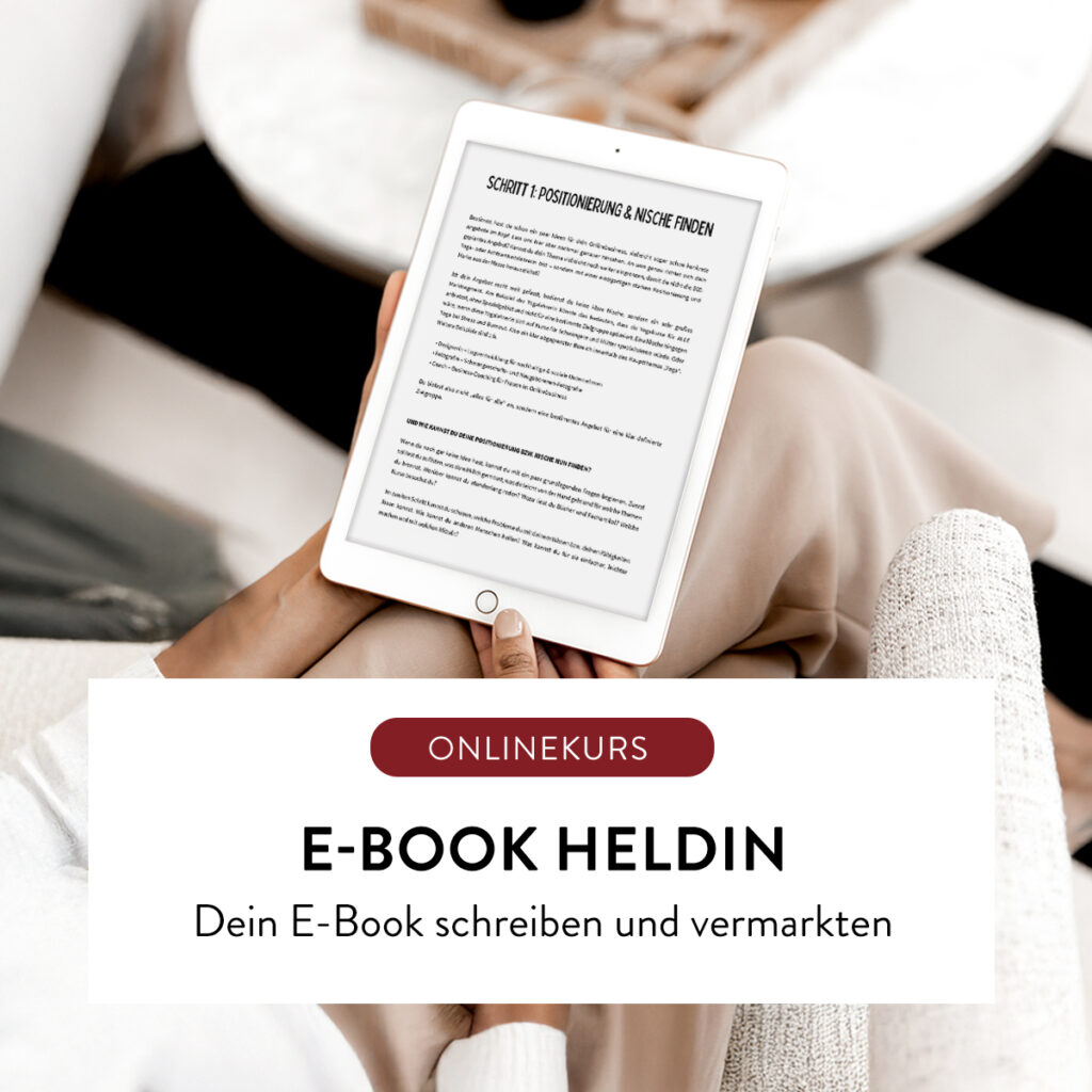 Onlinekurs E-Book Heldin von businessheldinnen.com